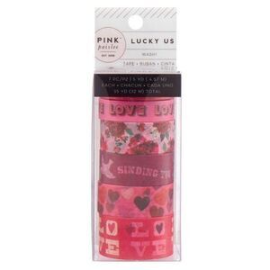 NWT Pink Paislee 7 Count Valentines Washi‎ Tapes